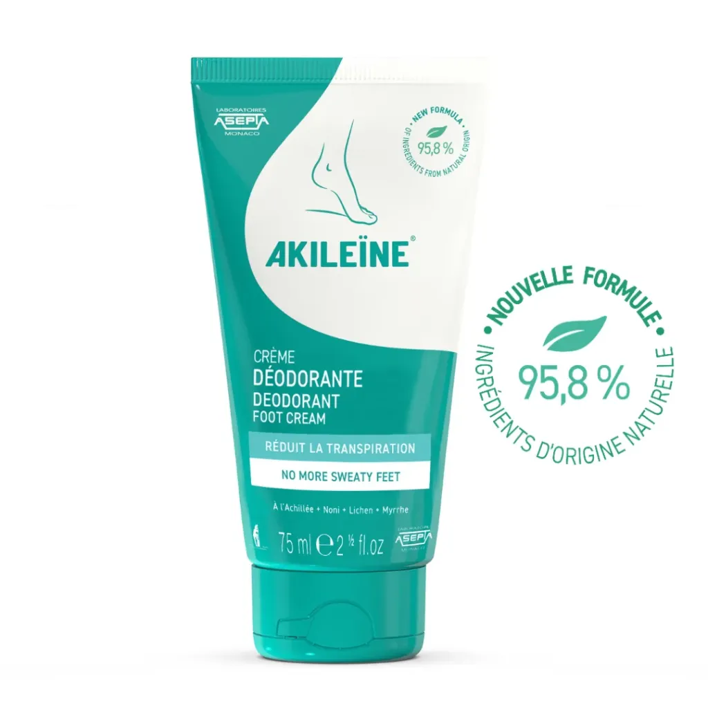 AKILÉÏNE® Crème Anti-Transpirante Déodorante 75 ml